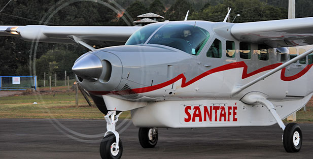 Avião na pista